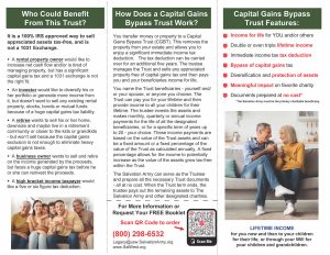 Capital Gains Bypass Trust Self Mailer Trifold Page 2